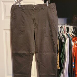 Lee Men's Performance Series Tri-Flex No Iron Relaxed Fit Pant, Gray, 40x32